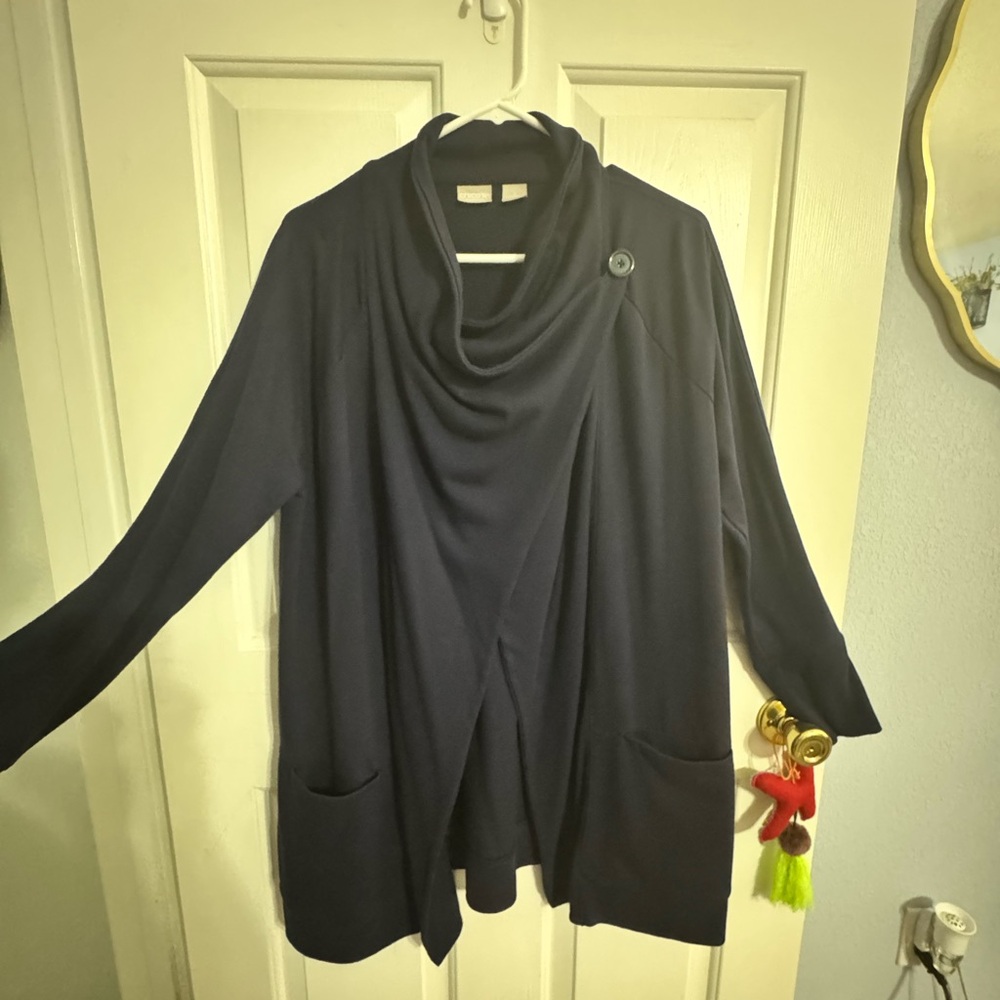 Chico's Navy Women's Cardigan